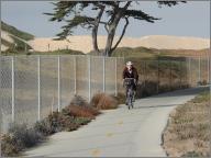 Jessica on the Monterey bike path near Seaside
