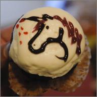 The official cupcake of the Fighting Unicorns
