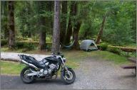 Bike, Hammock, Tent