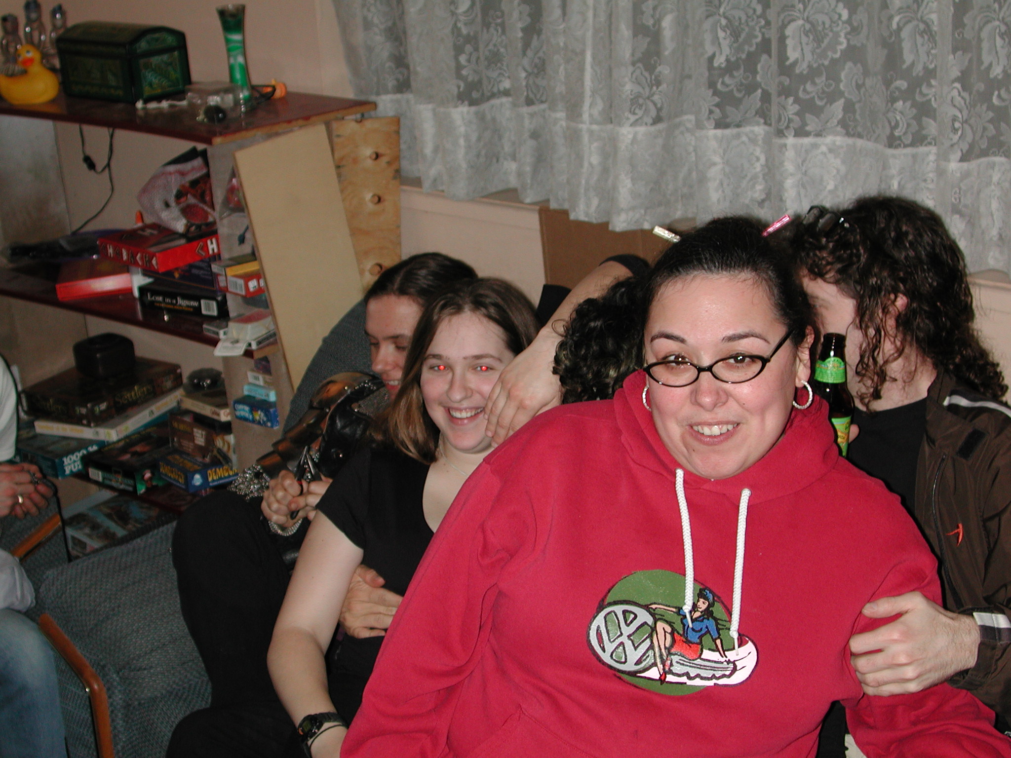 Piling up on the couch