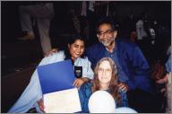 Anjali, Pa, and Mom at Anjali's graduation