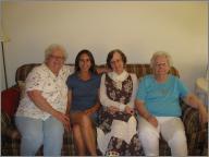 Joanne, Anaka, Mom, and Grandma