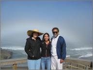 Mom, Anaka, and Pa in California