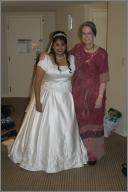 Anjali and Mom at Anjali's wedding
