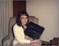 Mom with Word Processor