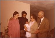 Mom, Pa, Aneel, Grandma, and Grandpa
