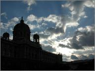 Dramatic skies over the Kunsthistorisches Museum