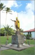 King Kamehameha in Kapa'au