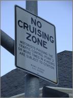 No Cruising Zone