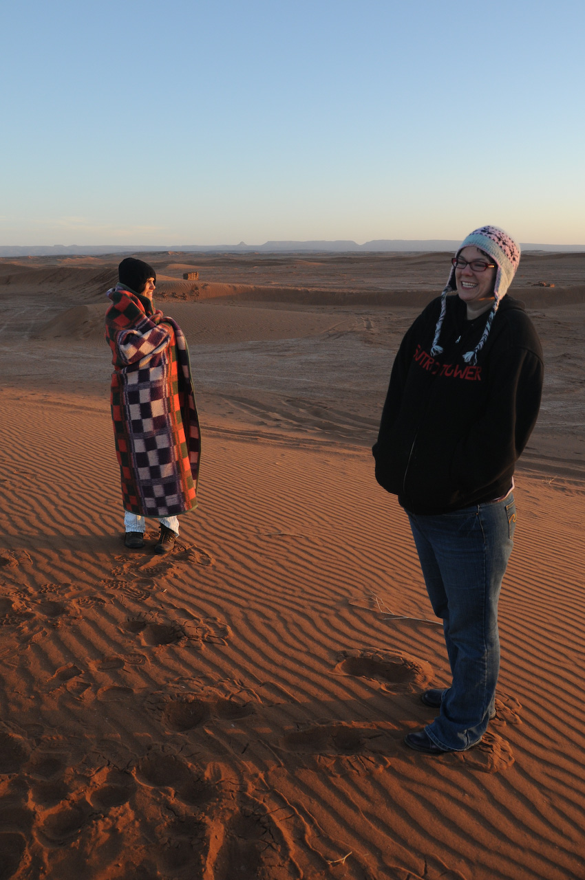 Julia and Mo at dawn