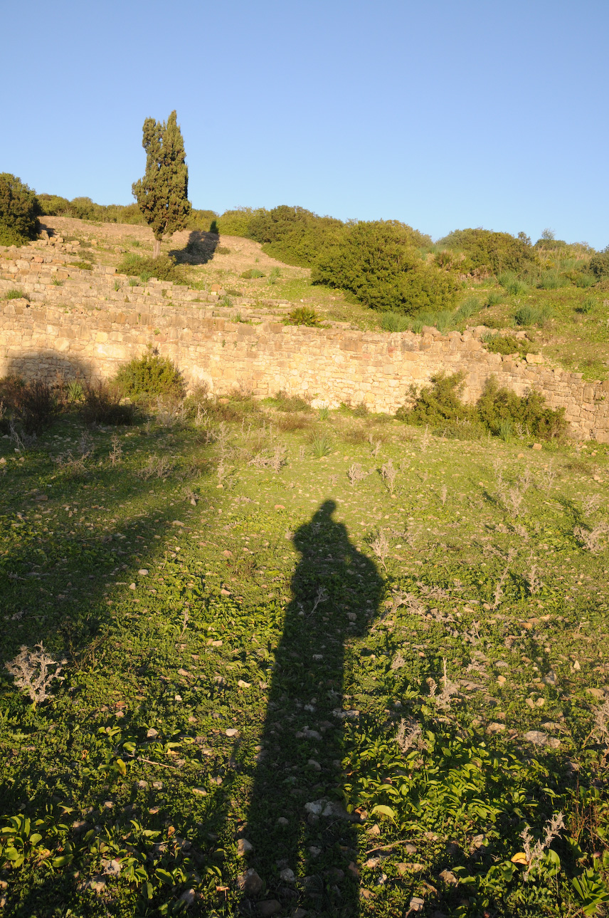 Self-portait in amphitheatre