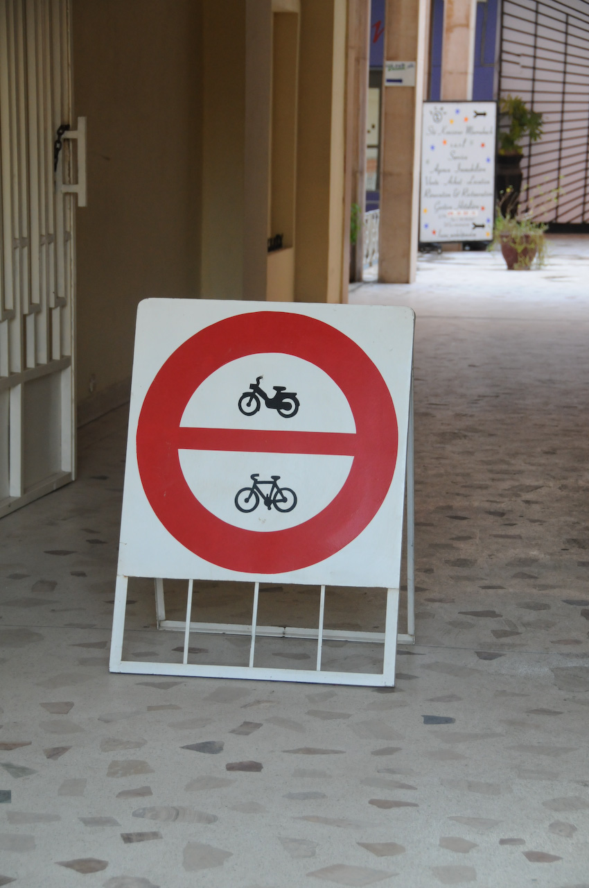 Speed Limit: motorcycles divided by bicycles