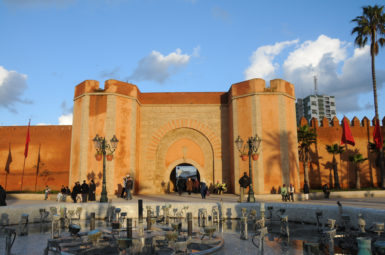 Bab ar-Rouah at sunset