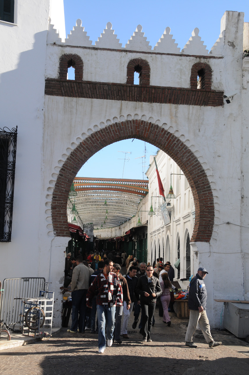 Entering the medina