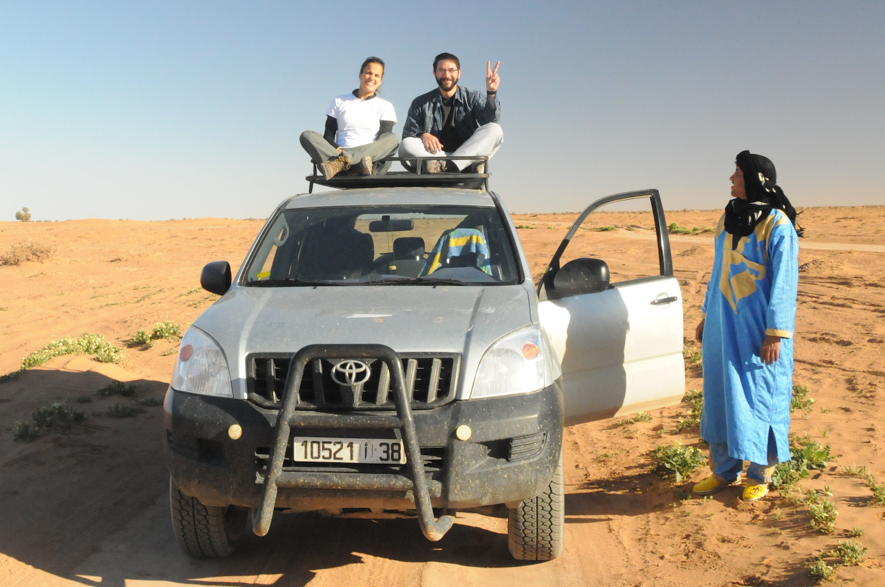 Julia and me on the 4x4