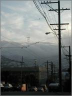 Sutro Tower above the fogbank